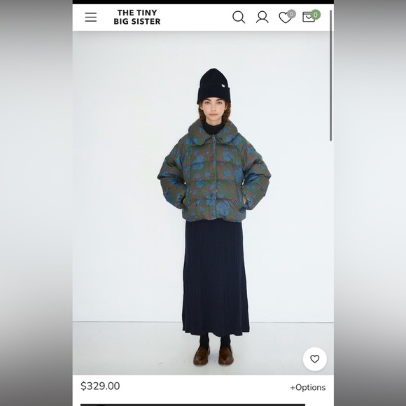 Tiny Big Sister Roses Jacket - size 10 (Euro 38) - Picture 2 of 4